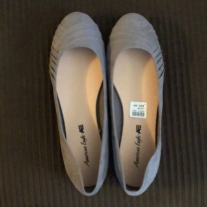 Brand new gray flats